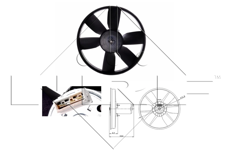 Ventilator radiator racire
