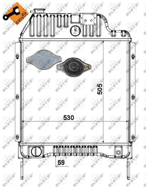 Radiator racire motor