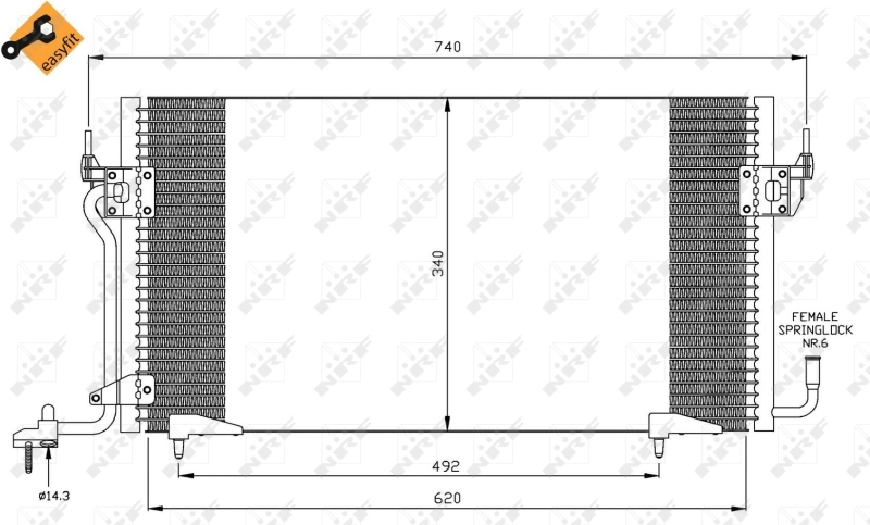Radiator climatizare