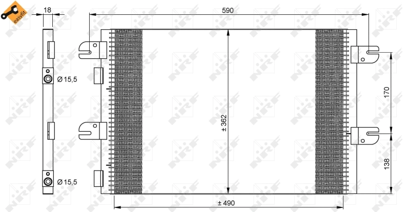 Radiator climatizare
