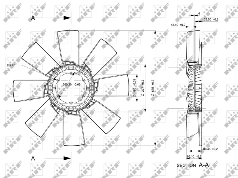 Paleta ventilator racire motor