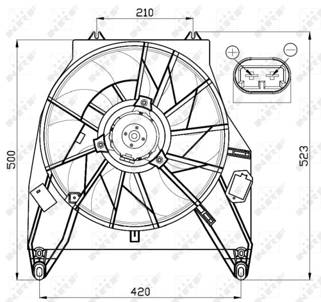 Ventilator radiator racire