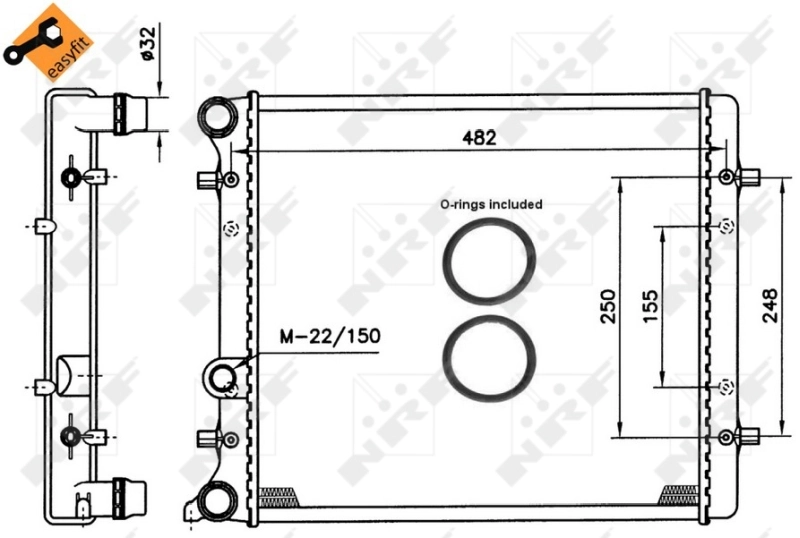 Radiator racire motor