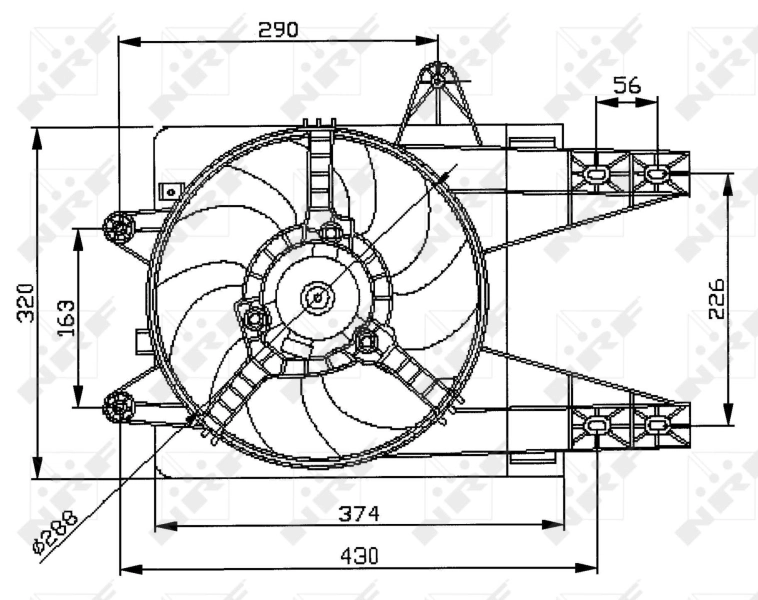 Ventilator radiator racire