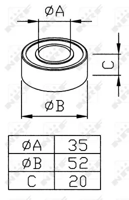 Rulment arbore compresor