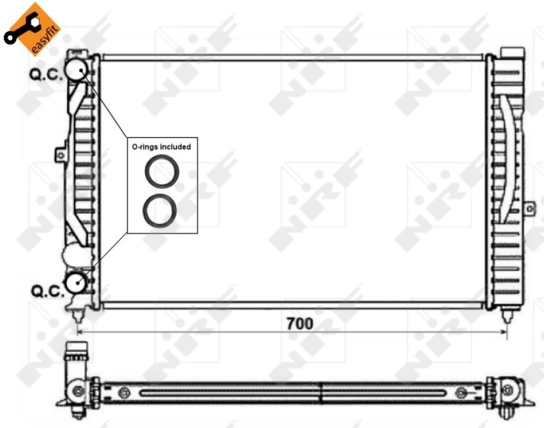 Radiator racire motor