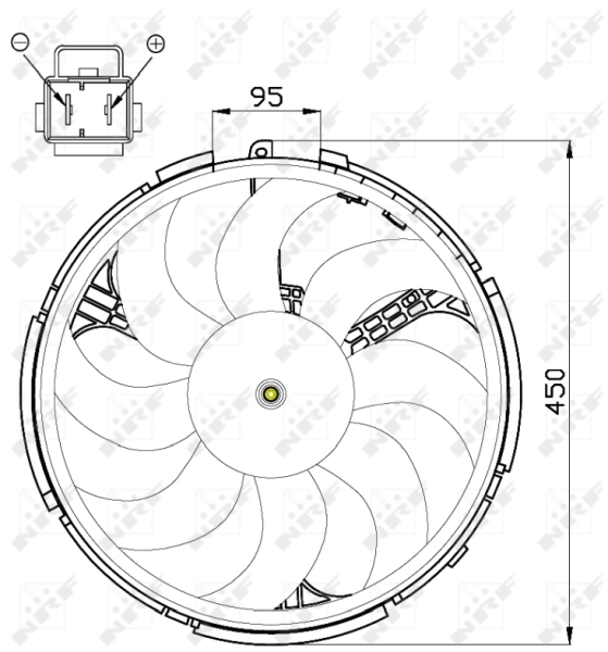 Ventilator, radiator