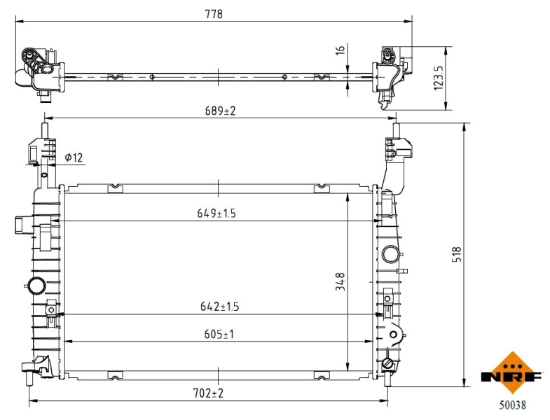 Radiator racire motor