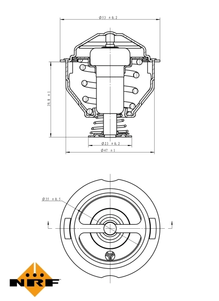 Termostat,lichid racire