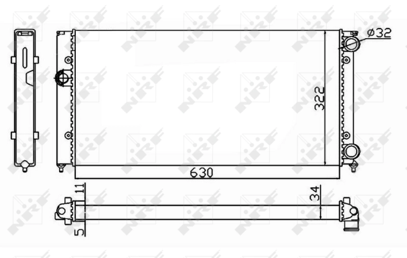 Radiator racire motor