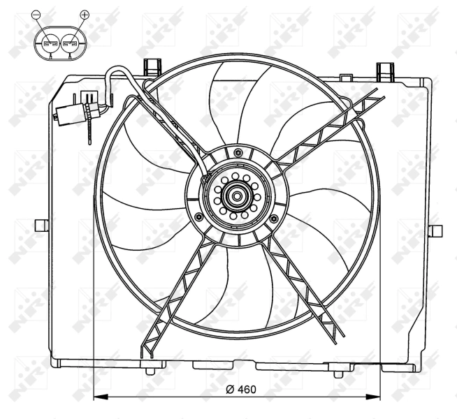 Ventilator radiator racire