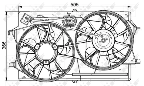 Ventilator radiator racire