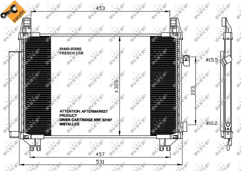 Radiator climatizare