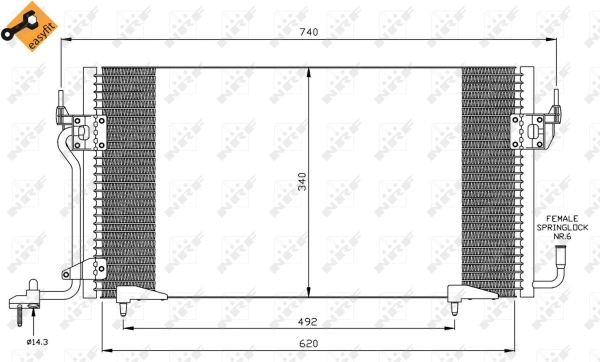 Radiator climatizare