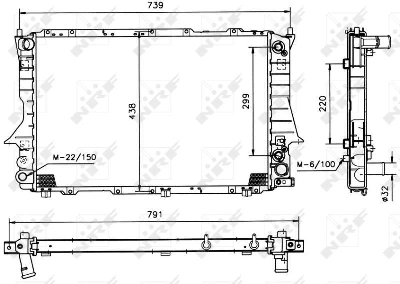 Radiator racire motor