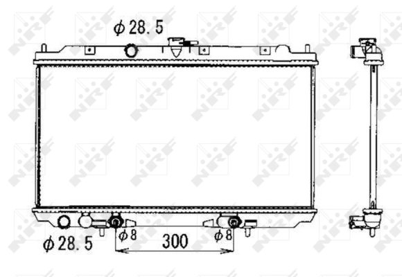 Radiator racire motor