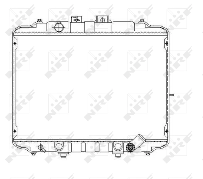Radiator racire motor