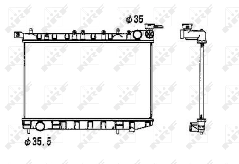 Radiator racire motor