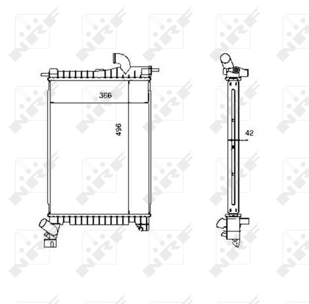 Radiator racire motor