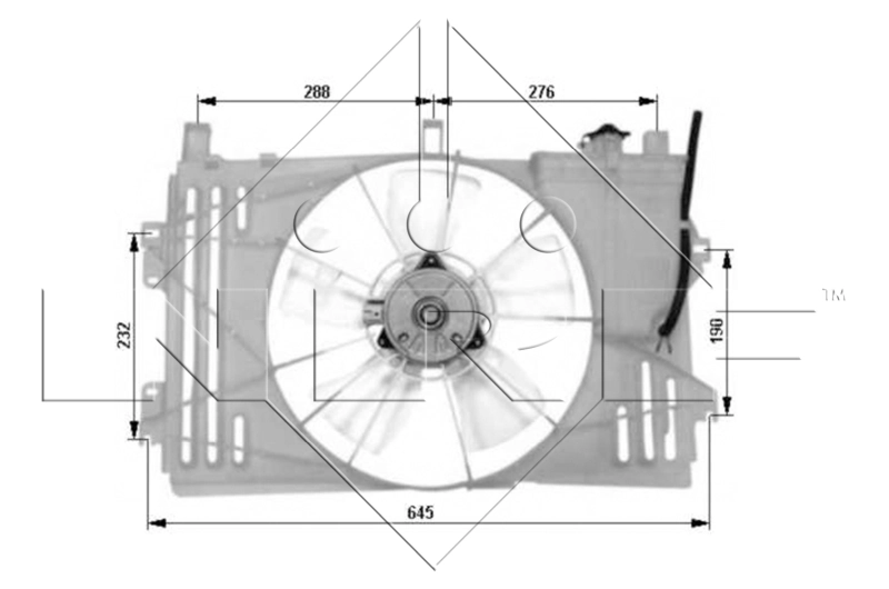 Ventilator radiator racire