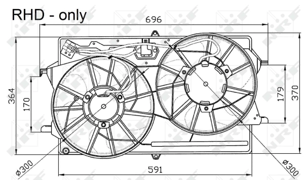 Ventilator radiator racire