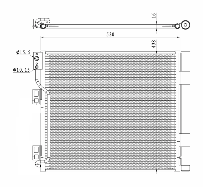Radiator climatizare