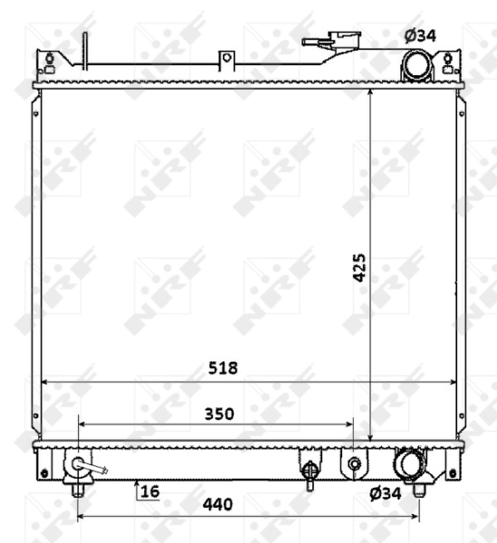Radiator racire motor
