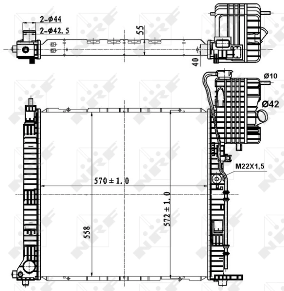 Radiator racire motor