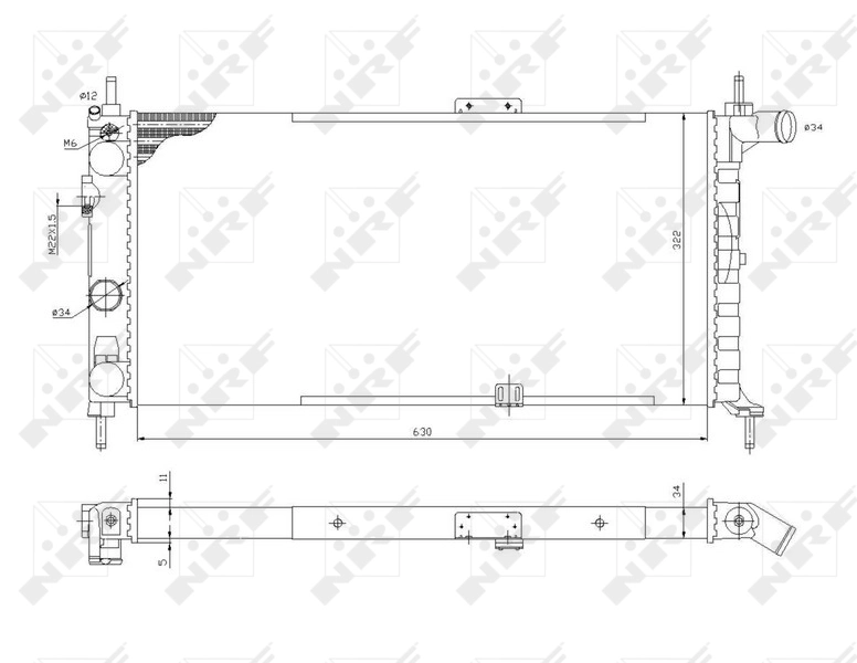 Radiator racire motor