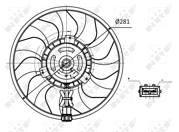Ventilator radiator racire
