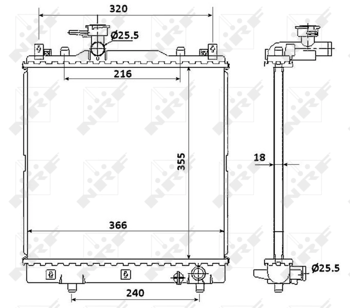 Radiator racire motor