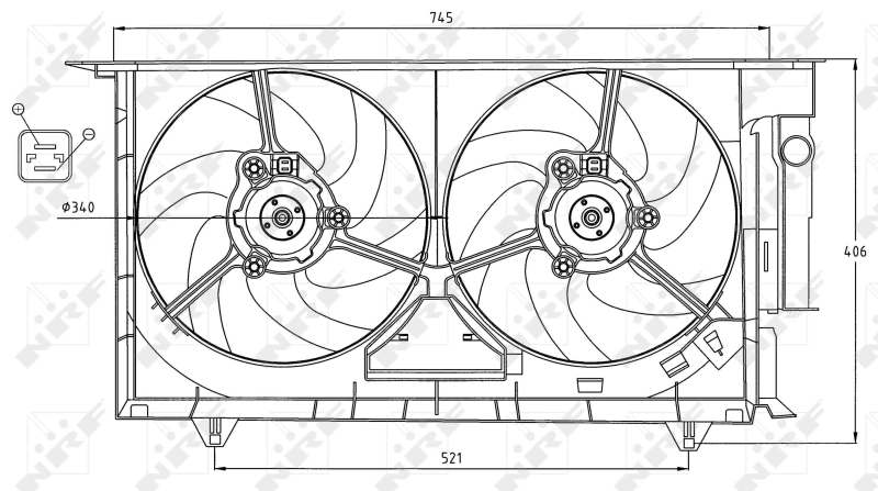 Ventilator radiator racire