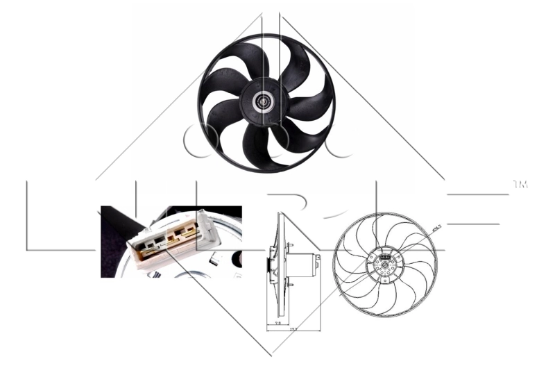 Ventilator radiator racire