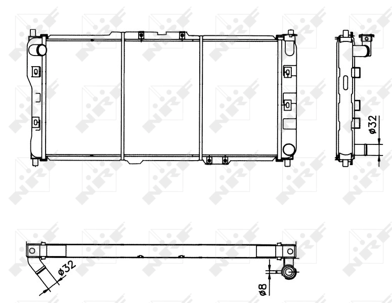Radiator racire motor