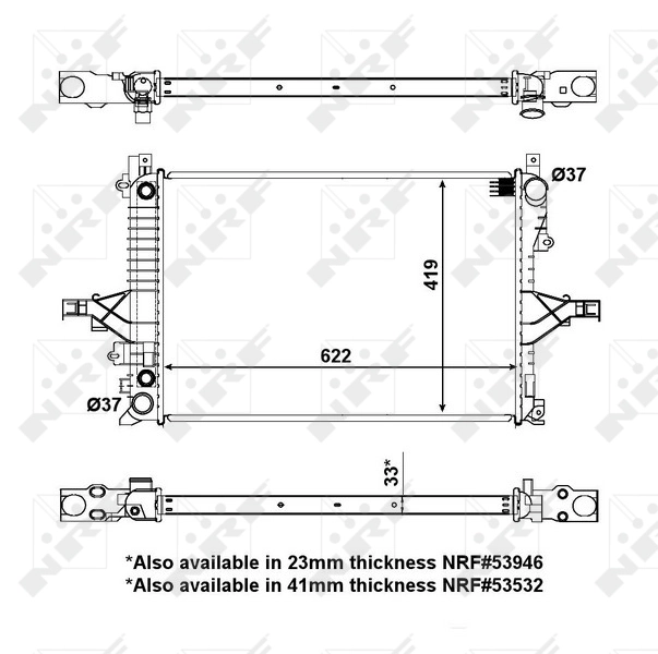 Radiator racire motor