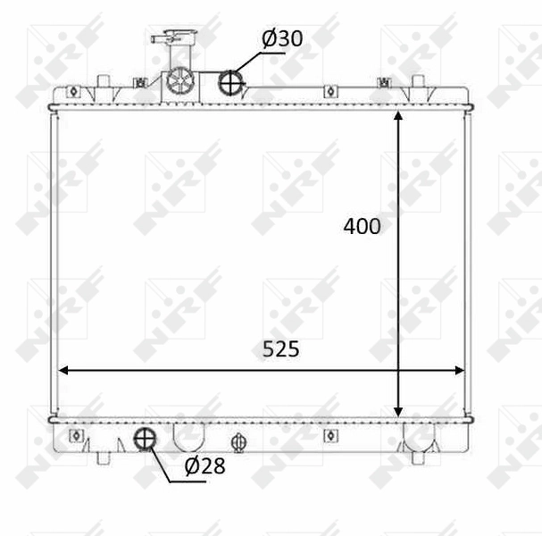 Radiator racire motor