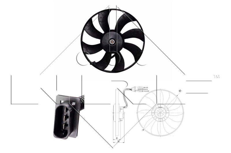Ventilator radiator racire