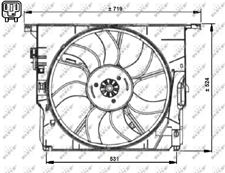 Ventilator radiator racire