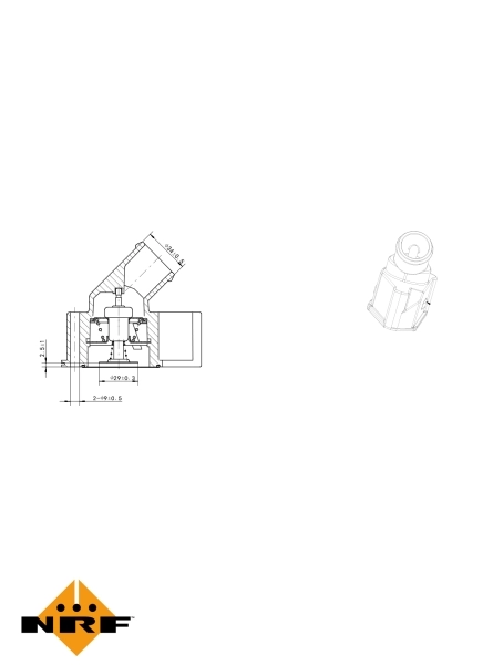 Termostat lichid racire