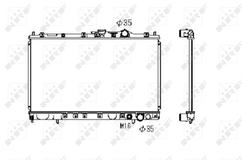 Radiator racire motor