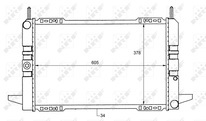Radiator racire motor