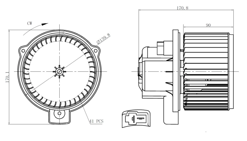 Ventilator habitaclu