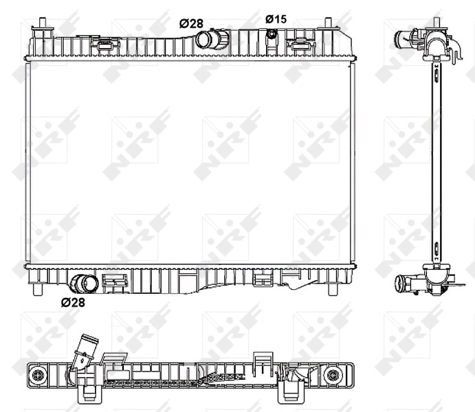 Radiator racire motor