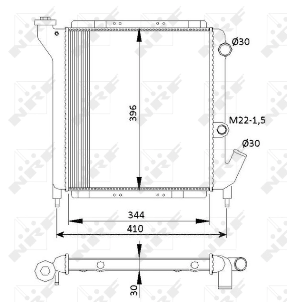 Radiator racire motor