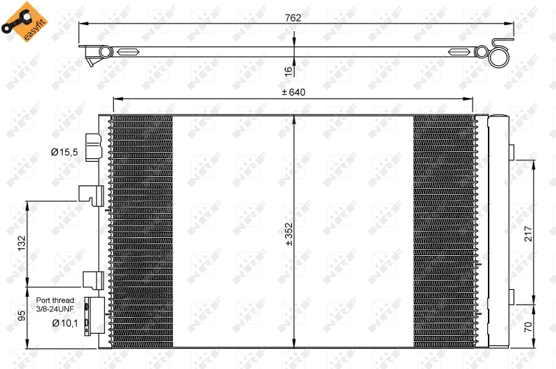 Radiator climatizare