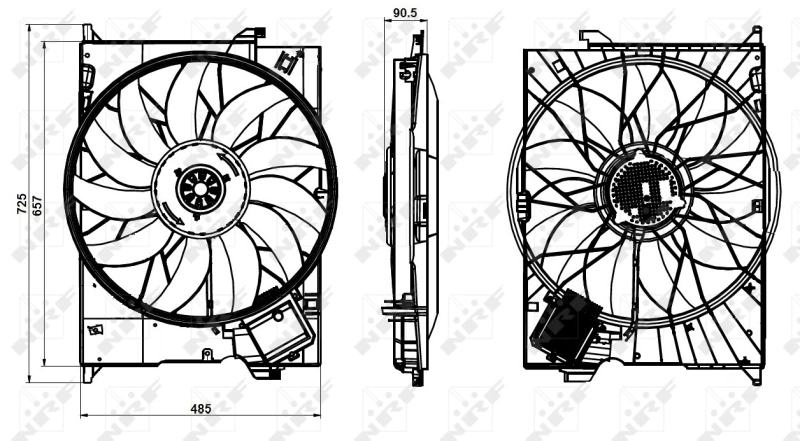 Ventilator radiator racire