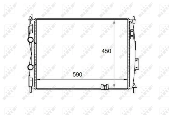 Radiator racire motor