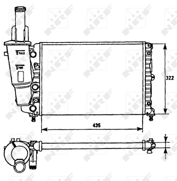 Radiator racire motor