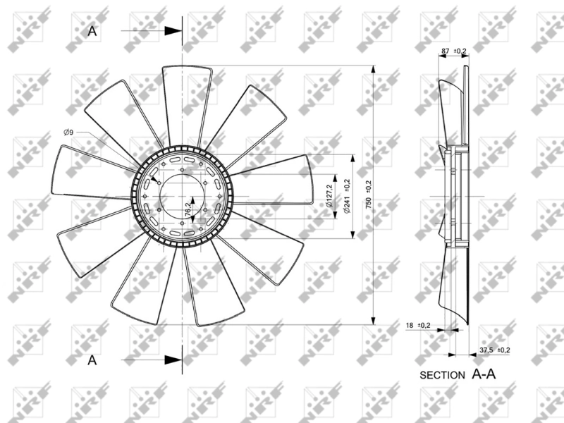 Paleta ventilator racire motor