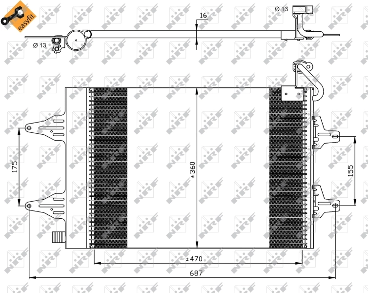 Radiator climatizare